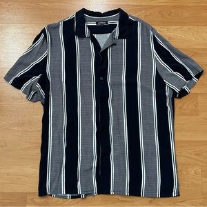 Express Button-Up Short Sleeve Shirt